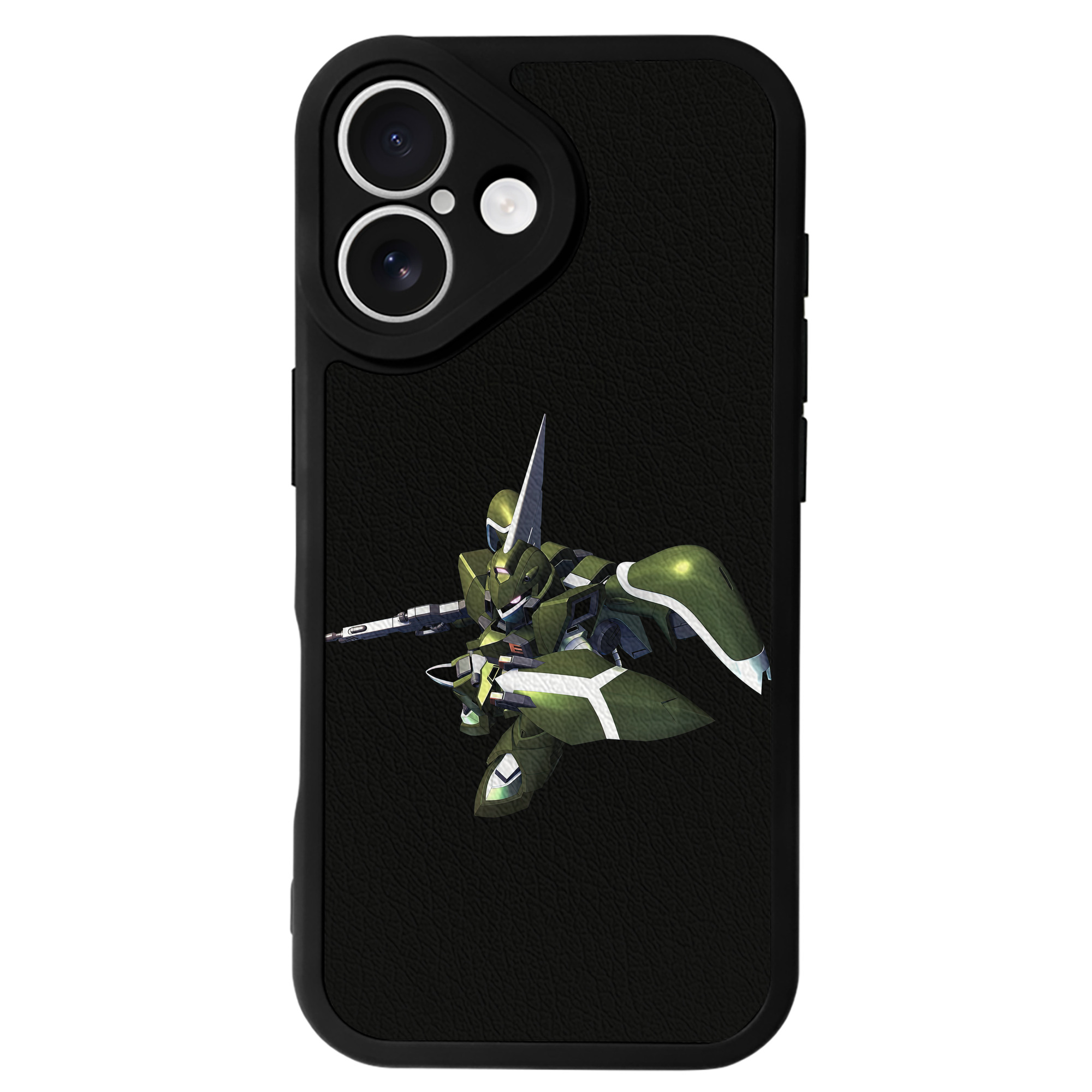 （画像用） 機動戦士ガンダム Mobile Suit Gundam 【iPhone 16シリーズ対応】シリコンスマホケース（レザー調） 材質：シリコン